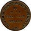 Australia 1/2 Penny ND KM# Tn41 Private Token issues CROMBIE, CLAPPERTON & FINDLAY 41 WEST LONSDALE STREET coin obverse