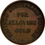 Australia 1/2 Penny Joseph Lane & Son ND KM# Tn279 REFINED AUSTRALIAN COPPER FOR ALLOYING GOLD coin reverse