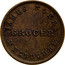 Australia 1/2 Penny ND KM# Tn185 Private Token issues JAMES NOKES GROCER MELBOURNE coin obverse