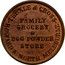 Australia 1/2 Penny ND KM# Tn255 Private Token issues THRALE & CROSS HOWARD S' NORTH MELBOURNE FAMILY-GROCERY & EGG POWDER STORE coin obverse