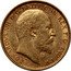 Australia 1/2 Sovereign Edward VII 1907 KM# 14 EDWARDVS VII D: G: BRITT: OMN: REX F: D: IND: IMP: DeS. coin obverse