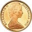 Australia 1 Cent Glider 1972 Proof KM# 62 ELIZABETH II AUSTRALIA *YEAR* coin obverse