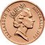 Australia 1 Cent Glider 1990 KM# 78 ELIZABETH II AUSTRALIA *YEAR* RDM coin obverse
