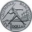 Australia 1 Dollar (Barcelona Olympics) KM# 175a.1 XXV OLYMPIAD BARCELONA 1 DOLLAR coin reverse