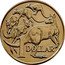 Australia 1 Dollar Kangaroos 2014 B Proof KM# 489 1 DOLLAR coin reverse