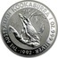 Australia 1 Dollar The Australian Kookaburra 1992 KM# 164 THE AUSTRALIAN KOOKABURRA 1 OZ. 999 SILVER 1992 coin reverse
