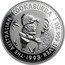 Australia 1 Dollar The Australian Kookaburra 1993 KM# 209 THE AUSTRALIAN KOOKABURRA 1 OZ. 999 SILVER *YEAR* coin reverse