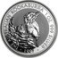 Australia 1 Dollar The Australian Kookaburra 1997 KM# 701 THE AUSTRALIAN KOOKABURRA 1 OZ. 999 SILVER *YEAR* coin reverse