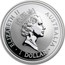Australia 1 Dollar The Australian Kookaburra (Eagle Privy) 1993 KM# 212.2 ELIZABETH II AUSTRALIA 1 DOLLAR RDM coin obverse