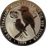 Australia 1 Dollar The Australian Kookaburra (New Jersey Privy Mark) 1999 KM# 606 THE AUSTRALIAN KOOKABURRA 1 OZ. 999 SILVER 1999 P100 coin reverse