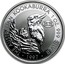 Australia 1 Dollar (The Australian kookaburra. Zurich Privy Mark) KM# 318 THE AUSTRALIAN KOOKABURRA 1 OZ. 999 SILVER coin reverse