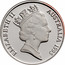 Australia 1 Dollar Waltzing Matilda 1995 KM# 269a.1 ELIZABETH II AUSTRALIA 1995 RDM coin obverse