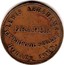 Australia 1 Penny 1855 KM# Tn7 Private Token issues TASMANIA coin reverse