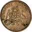 Australia 1 Penny 1855 KM# Tn10 Private Token issues ADVANCE AUSTRALIA 1855 coin reverse