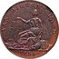 Australia 1 Penny 1855 KM# Tn141 Private Token issues VAN DIEMEN'S LAND coin reverse