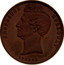 Australia 1 Penny 1857 KM# Tn278.2 Foreign Token issues PROFESSOR HOLLOWAY LONDON coin obverse