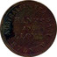 Australia 1 Penny 1857 KM# Tn85.3 Private Token issues PEACE & PLENTY coin reverse
