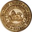 Australia 1 Penny 1860 KM# Tn11 Private Token issues JOHN ANDREW & CO IMPORTERS & GENERAL DRAPERS 11 LONSDALE STREET WEST MELBOURNE coin obverse