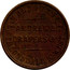 Australia 1 Penny 1860 KM# Tn14 Private Token issues MELBOURNE JNO ANDREW & CO DRAPERS & C 11 LONSDALE ST. WEST coin reverse