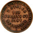 Australia 1 Penny 1862 KM# Tn228 Private Token issues OUTER: LETTER CUTTER. SEAL ENGRAVER. TOKEN MAKER. INNER: T. STOKES 100 COLLINS ST. EAST MELBOURNE coin obverse