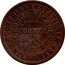 Australia 1 Penny 1862 KM# Tn184.2 Private Token issues BOOKSELLER&STATIONER MELBOURNE GEORGE NICHOLS OPPOSITE CORNER TO POST OFFICE coin obverse