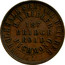 Australia 1 Penny 1862 KM# Tn202 Private Token issues WHOLESALE&RETAIL BUTCHER R.B.RIDLER 187 BRIDGE ROAD RICHMOND coin obverse