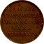 Australia 1 Penny 1862 KM# Tn180 Private Token issues GROSERS IRONMONGERS CHINA & GLASS WARE MERCHANTS coin obverse