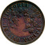 Australia 1 Penny 1862 KM# Tn237 Private Token issues VICTORIA 1862 IN VINO VERITAS coin reverse