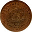 Australia 1 Penny 1862 KM# Tn214 Private Token issues VICTORIA 1862 coin reverse