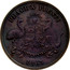 Australia 1 Penny 1863 KM# Tn263 Private Token issues PEACE & PLENTY coin reverse