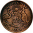 Australia 1 Penny 1863 KM# Tn178 Private Token issues QUEENSLAND coin reverse