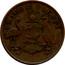 Australia 1 Penny 1863 KM# Tn166 Private Token issues PEACE AND PLENTY coin reverse