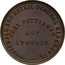 Australia 1 Penny 1865 KM# Tn196 Private Token issues WHOLESALE AND RETAIL GENERAL MERCHANTS JOHN PETTIGREW &CO IPSWICH coin obverse