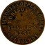 Australia 1 Penny Victoria 1862 KM# Tn114.1 VICTORIA CPPER WORKS MELBOURNE ROBISON BRO & CO FLINDERS S WEST coin obverse