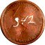 Australia 1 Penny ND KM# Tn158.1 Private Token issues ONE SHILLING FOR 12 PENNY TOKENS PAYABLE AT H.J. MARSH & BROTHER coin reverse