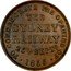 Australia 1 Penny Sydney Railway 1855 KM# Tn84 TO COMMEMORATE THE OPENING OF THE SYDNEY RAILWAY 26TH SEPTR 1855 coin reverse