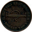 Australia 1 Penny G. Hutton (Hobart town) ND KM# Tn131 G. HUTTON IRONMONGER HOBART TOWN coin obverse