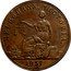 Australia 1 Penny Melbourne Victoria 1857 5 varieties exist KM# Tn104 MELBOURNE VICTORIA coin reverse