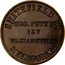 Australia 1 Penny ND KM# Tn197.1 Private Token issues SMITHFIELD CO. GEO. PETTY 157 ELIZABETH ST. MELBOURNE coin obverse