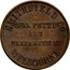 Australia 1 Penny ND KM# Tn197.2 Private Token issues SMITHFIELD CO. GEO. PETTY 157 ELIZABETH ST. MELBOURNE coin obverse