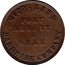 Australia 1 Penny ND KM# Tn76 Private Token issues GIPPS LAND HARDWARE COMPANY PORT ALBERT & SALE coin obverse