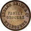 Australia 1 Penny ND KM# Tn16.2 Private Token issues ANNAND SMITH & CO MELBOURNE FAMILY GROCERS coin reverse