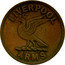 Australia 1 Penny ND KM# Tn187 Private Token issues LIVERPOOL ARMS coin reverse