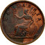 Australia 1 Penny ND KM# Tn182.1 Private Token issues BRITANNIA coin reverse