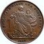 Australia 1 Penny Victoria Professor Holloway 1857 KM# Tn278.1 HOLLOWAY'S PILLS AND OINTMENT coin reverse