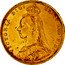 Australia 1 Sovereign Victoria 1890 S KM# 10 VICTORIA D:G: BRTITT:REG:F:D: coin obverse