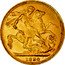Australia 1 Sovereign Victoria 1890 S KM# 10 B.P. coin reverse