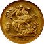 Australia 1 Sovereign Victoria 1893 S KM# 13 B.P. coin reverse