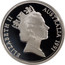 Australia 10 Cents Lyrebird 1991 Proof KM# 81a ELIZABETH II AUSTRALIA 1991 RDM coin obverse
