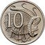 Australia 10 Cents Lyrebird 1996 KM# 81 10 SD coin reverse